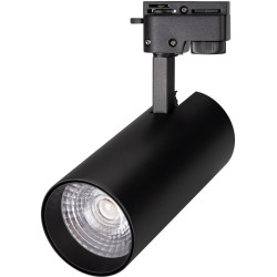 Трековый светильник светодиодный LGD-GERA-2TR-R74-20W Warm3000 (BK, 24 deg, 230V) (Arlight, IP20 Металл, 5 лет) 025944(1)