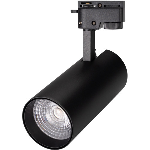 Трековый светильник светодиодный LGD-GERA-2TR-R74-20W Warm3000 (BK, 24 deg, 230V) (Arlight, IP20 Металл, 5 лет) 025944(1)