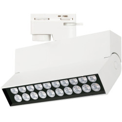 Трековый светильник светодиодный LGD-LOFT-TRACK-2TR-S170-10W Day4000 (WH, 24 deg, 230V) (Arlight, IP20 Металл, 3 года) 036450