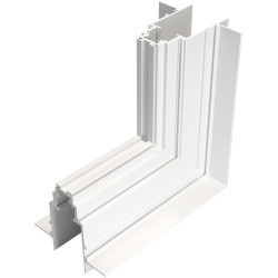 Коннектор угловой внешний Gravity встраиваемый белый Accessories for tracks Gravity TRX010OCL-22W