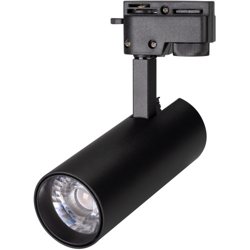 Трековый светильник светодиодный LGD-GERA-2TR-R55-10W Warm3000 (BK, 24 deg, 230V) (Arlight, IP20 Металл, 5 лет) 025938(1)
