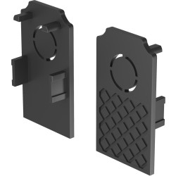 Заглушка торцевая 2шт Exility встраиваемый черный Maytoni Accessories for tracks Exility TRA034EC-42B
