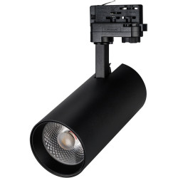 Трековый светильник светодиодный LGD-GERA-4TR-R90-30W Day4000 (BK, 24 deg, 230V) (Arlight, IP20 Металл, 5 лет) 024630(1)