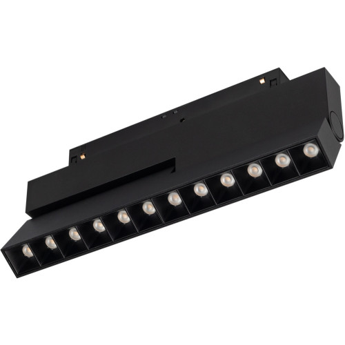 Трековый светильник светодиодный MAG-ORIENT-LASER-FOLD-S230-12W Warm3000 (BK, 30 deg, 48V, DALI) (Arlight, IP20 Металл, 3 года) 034642(1)