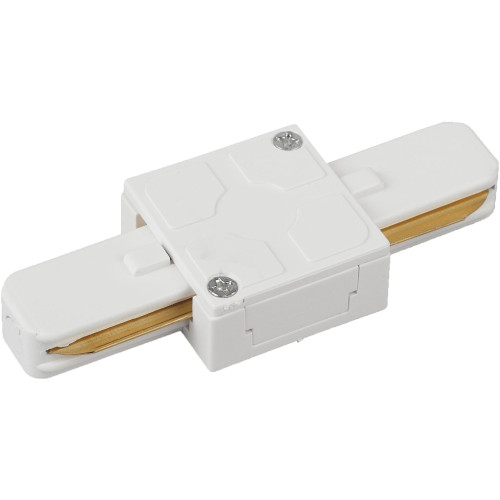 Коннектор прямой TR7-C 2W I WH для однофазного шинопровода белый Б0032176