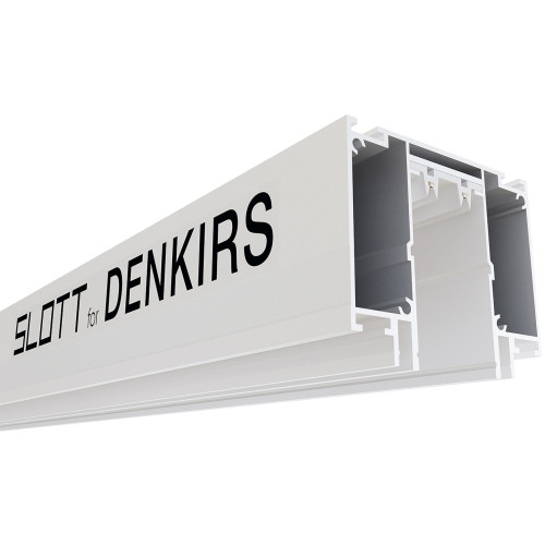 Профиль-трек Denkirs Smart Slott TR2014-WH, для натяжных потолков, 2 м, алюминий, белый
