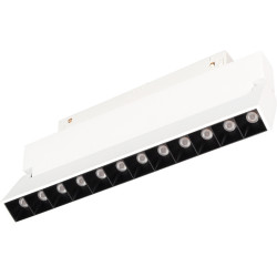 Трековый светильник светодиодный MAG-ORIENT-LASER-FOLD-S230-12W Warm3000 (WH, 30 deg, 48V) (Arlight, IP20 Металл, 3 года) 035866