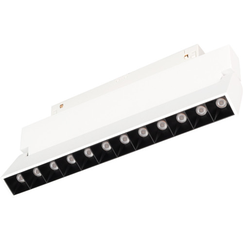 Трековый светильник светодиодный MAG-ORIENT-LASER-FOLD-S230-12W Warm3000 (WH, 30 deg, 48V) (Arlight, IP20 Металл, 3 года) 035866