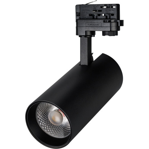 Трековый светильник светодиодный LGD-GERA-4TR-R90-30W Warm3000 (BK, 24 deg, 230V) (Arlight, IP20 Металл, 5 лет) 024631(1)