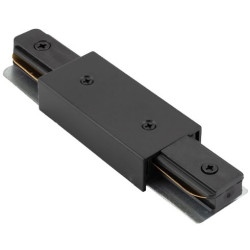 Коннектор прямой с возможностью подачи питания DK Track Black TR1008-BK