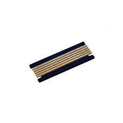 Короткая декоративная плата черного цвета для магнитного шинопровода Short Plate DLM/X Black