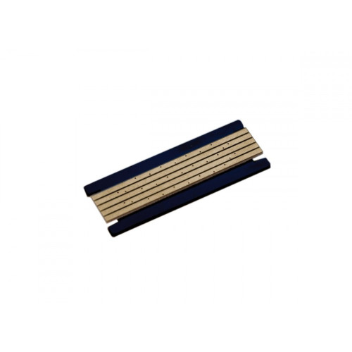 Короткая декоративная плата черного цвета для магнитного шинопровода Short Plate DLM/X Black
