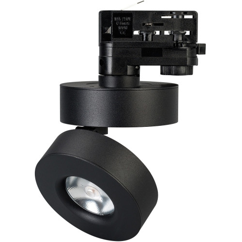 Трековый светильник светодиодный LGD-MONA-TRACK-4TR-R100-12W Warm3000 (BK, 24 deg) (Arlight, IP40 Металл, 3 года) 024996(2)