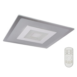 Потолочный светильник светодиодный диммируемый с пультом DLC-N501 38W GLASS/CLEAR