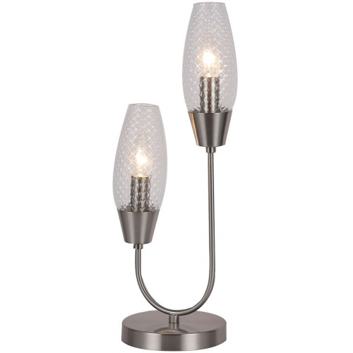 Настольная лампа Desire 10165/2 E14*60W Nickel