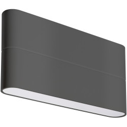 Фасадный светильник светодиодный SP-WALL-FLAT-S170x90-2x6W Warm3000 (GR, 120 deg, 230V) (Arlight, IP54 Металл, 3 года) 032412