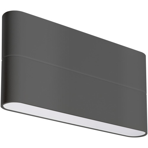Фасадный светильник светодиодный SP-WALL-FLAT-S170x90-2x6W Warm3000 (GR, 120 deg, 230V) (Arlight, IP54 Металл, 3 года) 032412