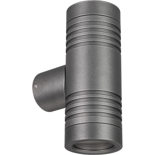 Фасадный светильник светодиодный LGD-RAY-WALL-TWIN-R46-2x3W Warm3000 (GR, 24 deg, 230V) (Arlight, IP65 Металл, 3 года) 033306