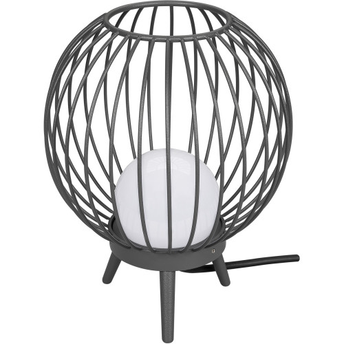 Уличный настольный светильник светодиодный LGD-PEARL-TAB-7W Warm3000 (GR, 164 deg, 230V) (Arlight, IP65 Металл, 3 года) 029974