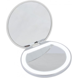 Зеркало с подсветкой светодиодное с зарядкой от USB и выключателем ULK-F72 DIM/RECH WHITE