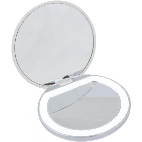 Зеркало с подсветкой светодиодное с зарядкой от USB и выключателем ULK-F72 DIM/RECH WHITE
