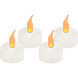 Декоративная свеча светодиодная ULD-F070 WARM WHITE TEACANDLE SET4