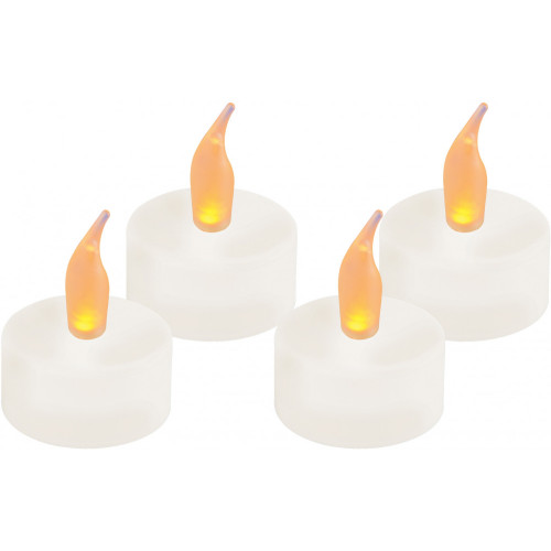Декоративная свеча светодиодная ULD-F070 WARM WHITE TEACANDLE SET4