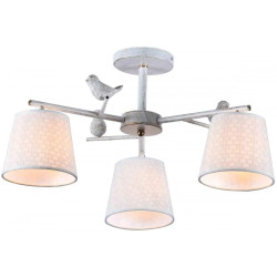 Потолочная люстра на штанге 697/3P E27*60W White/Gold