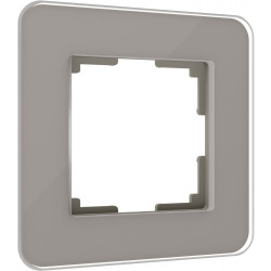 Рамка из стекла на 1 пост Elite дымчатый W0012417 (a057874)