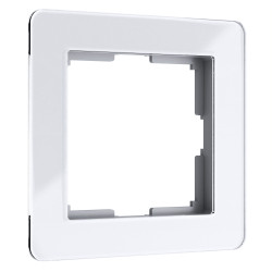 Рамка на 1 пост Acrylic белый W0012701 Werkel (a059313)