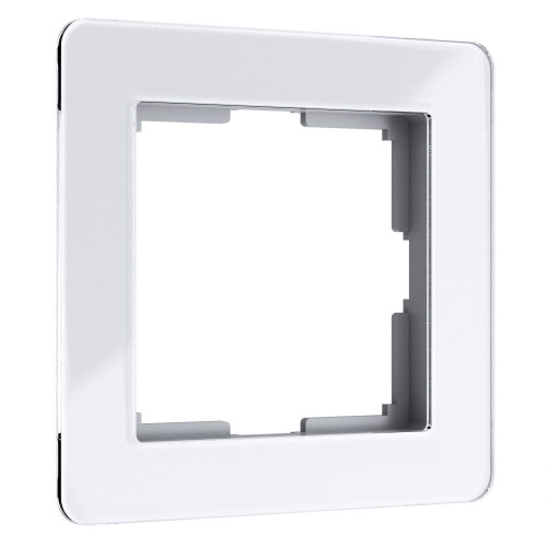 Рамка на 1 пост Acrylic белый W0012701 Werkel (a059313)