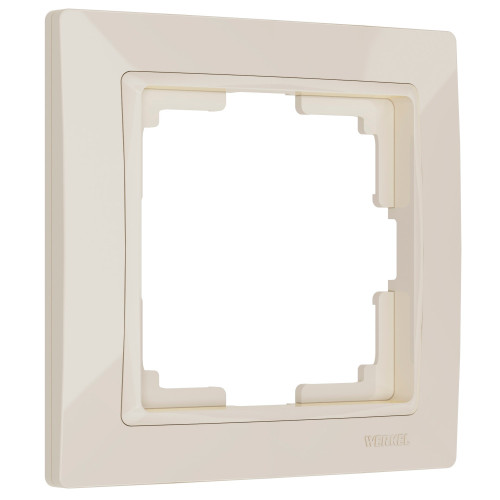 Рамка на 1 пост (слоновая кость, basic) W0012003 (a051297)