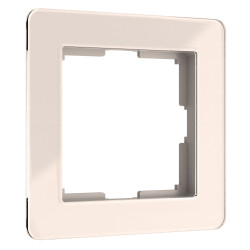 Рамка на 1 пост Acrylic айвори W0012743 Werkel (a060537)