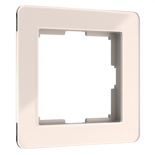 Рамка на 1 пост Acrylic айвори W0012743 Werkel (a060537)