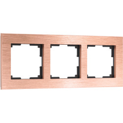 Рамка на 3 поста Aluminium (бронза) W0031712 Werkel (a058764)