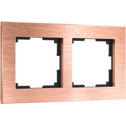 Рамка на 2 поста Aluminium (бронза) W0021712 Werkel (a058763)