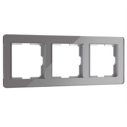 Рамка на 3 поста Acrylic графит W0032704 Werkel (a059323)
