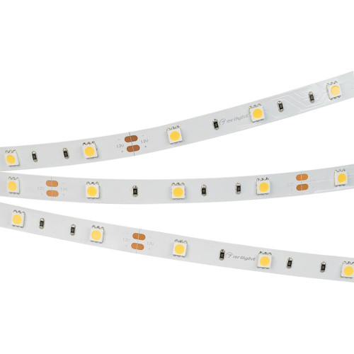 Светодиодная лента RT 2-5000 12V White6000 (5060, 150 LED, LUX) (Arlight, 7.2 Вт/м, IP20) 010595(B)