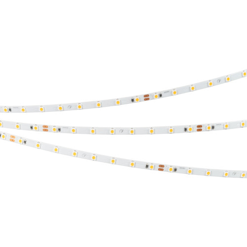Светодиодная лента RT-A80-5mm 24V Warm3500 (5 W/m, IP20, 2835, 5m) (Arlight, Открытый) 037798
