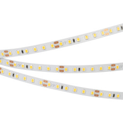 Светодиодная лента RT-A120-8mm 24V Warm2400 (9.6 W/m, IP20, 2835, 5m) (Arlight, Открытый) 018090(2)