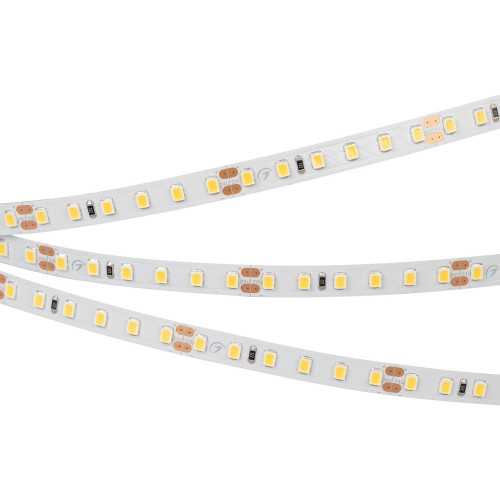 Светодиодная лента RT-A120-8mm 24V Warm2400 (9.6 W/m, IP20, 2835, 5m) (Arlight, Открытый) 018090(2)