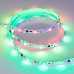 Светодиодная лента SPI-B30-10mm 12V RGB-PX3 (7.2W/m, IP20, 5060, 5m) (Arlight, бегущий огонь) 026368(2)