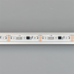 Светодиодная лента герметичная DMX-PFS-B60-12mm 12V RGB-PX3 (14 W/m, IP68, 5060, 5m) (Arlight, бегущий огонь) 039175