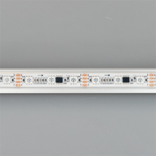 Светодиодная лента герметичная DMX-PFS-B60-12mm 12V RGB-PX3 (14 W/m, IP68, 5060, 5m) (Arlight, бегущий огонь) 039175