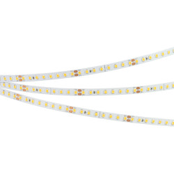 Светодиодная лента RT-A128-8mm 24V White6000 (9.6 W/m, IP20, 2835, 5m) (Arlight, высок.эфф.150 лм/Вт) 038755