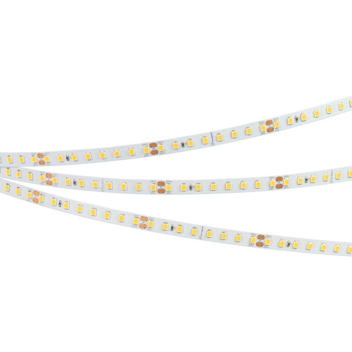 Светодиодная лента RT-A128-8mm 24V White6000 (9.6 W/m, IP20, 2835, 5m) (Arlight, высок.эфф.150 лм/Вт) 038755