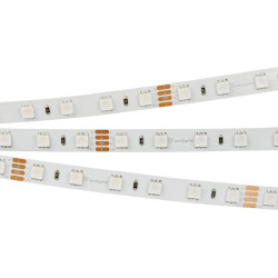 Светодиодная лента RT-B60-10mm 24V RGB (14.4 W/m, IP20, 5060, 50m) (Arlight, Открытый) 024586(2)