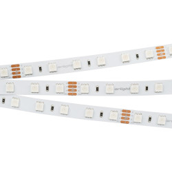 Светодиодная лента RT-B60-10mm 24V RGB (14.4 W/m, IP20, 5060, 5m) (Arlight, Открытый) 010367(2)
