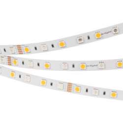 Светодиодная лента RT-B60-10mm 24V RGBW-Warm (14.4 W/m, IP20, 5060, 5m) (Arlight, Открытый) 018327(2)