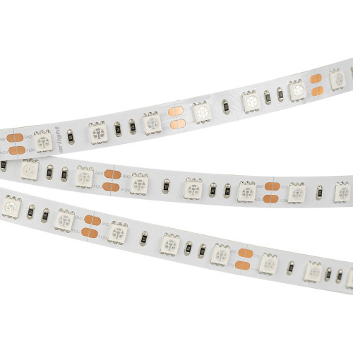 Светодиодная лента RT-B60-10mm 12V Orange (14.4 W/m, IP20, 5060, 5m) (Arlight, Открытый) 015972(2)